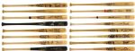 1980's-2000's Signed Baseball Bat Collection - Lot of 16 w/ Alan Trammel Game Used, Hank Aaron, Willie Mays, Tony Gwynn, Kirby Puckett & More (JSA)