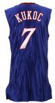 2000-01 Toni Kukoc Philadelphia 76ers Game Worn Road Jersey (MEARS LOA)