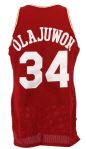1988-89 Hakeem Olajuwon Houston Rockets Game Worn Road Jersey (MEARS LOA)