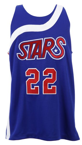 2000s Moses Malone Utah Stars ABA Signed Jersey (JSA)
