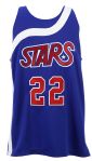 2000s Moses Malone Utah Stars ABA Signed Jersey (JSA)