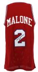2000's Moses Malone Philadelphia 76ers Signed Jersey (JSA)
