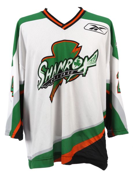2008 Brock Boyle Chicago Shamrox Game Worn Lacrosse Jersey (MEARS LOA)