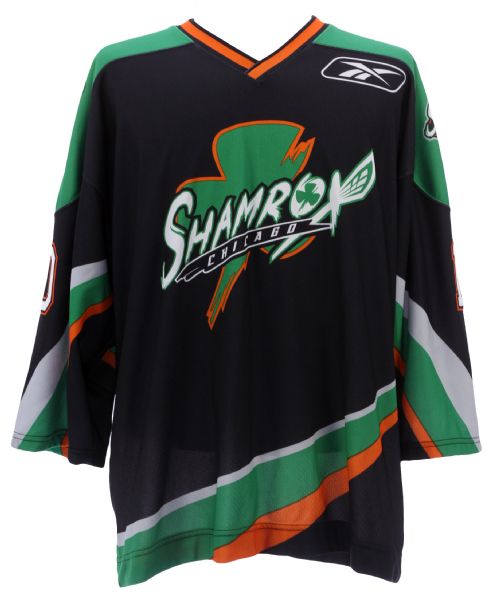 2007 Phil Montgomery Chicago Shamrox Game Worn Lacrosse Jersey (MEARS LOA)