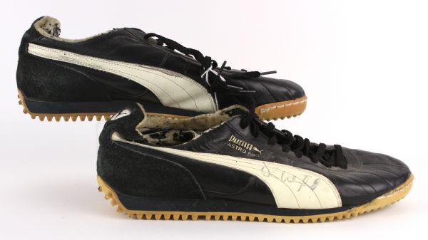1980s Dave Winfield New York Yankees Signed Game Worn Puma Turf Shoes (MEARS LOA/JSA)