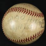 1955 (August 10) Stan Musial St. Louis Cardinals Signed ONL Feeney County Stadium Game Used Baseball (MEARS LOA/JSA) 1,000th Career Extra Base Hit 