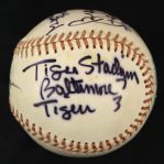 1976 (July 30) Reggie Jackson Brooks Robinson Baltimore Orioles Signed OAL MacPhail Tiger Stadium Game Used Baseball (MEARS LOA/JSA)