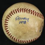 1978 Carlton Fisk Boston Red Sox Signed OAL MacPhail Fenway Park Game Used Baseball (MEARS LOA/JSA)