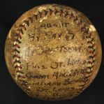 1929 (April 28) St. Louis Cardinals Pittsburgh Pirates ONL Heydler Sportsmans Park Game Used Baseball (MEARS LOA)