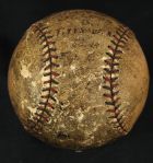 1929 (April 28) St. Louis Cardinals Pittsburgh Pirates ONL Heydler Sportsman's Park Game Used Baseball (MEARS LOA)