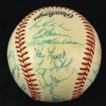 1986 New York Mets World Series Champions Team Signed ONL Feeney Baseball w/ 25 Signatures Including Gary Carter, Darryl Strawberry, Ray Knight & More (JSA)