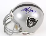 1990s Bo Jackson Los Angeles Raiders Signed Mini Helmet (JSA)