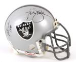 1990s Ken Stabler George Blanda Jim Plunkett Daryle Lamonica Oakland Raiders Signed Mini Helmet (JSA)