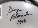 1990's Ken Stabler George Blanda Jim Plunkett Daryle Lamonica Oakland Raiders Signed Mini Helmet (JSA)