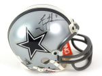 1990s Troy Aikman Dallas Cowboys Signed Mini Helmet (JSA)