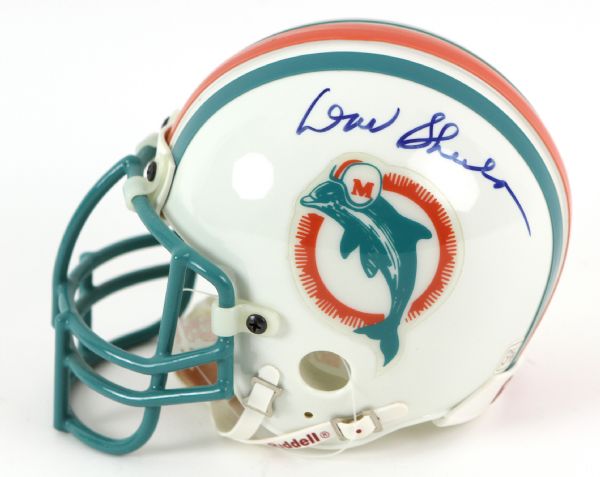 1990s Don Shula Miami Dolphins Signed Mini Helmet (JSA)