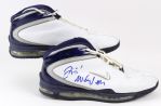 2002-03 Jiri Welsch Golden State Warriors Signed Game Worn Nike Sneakers (MEARS LOA/JSA)