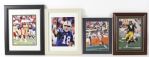 1980's-2000's Signed Football Framed Photo/Display Collection - Lot of 22 w/ Red Grange, Bart Starr, Joe Namath, Mike Ditka, Aaron Rodgers & More (JSA)