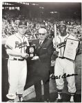 1990s Hank Aaron Milwaukee Braves Signed 8" x 10" Photo *JSA*