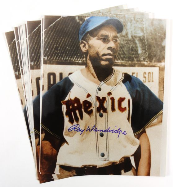 1980s Ray Dandridge Negro Leagues Signed 8" x 10" Photo - Lot of 11 (JSA)