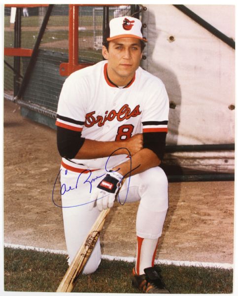 1980s Cal Ripken Jr. Baltimore Orioles Signed 8" x 10" Photo (JSA)