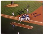 1992 Robin Yount Jim Gantner Milwaukee Brewers Signed 8" x 10" Photo (JSA)