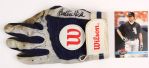 1980s Carlton Fisk Chicago White Sox Signed Game Worn Batting Glove (MEARS LOA/JSA)