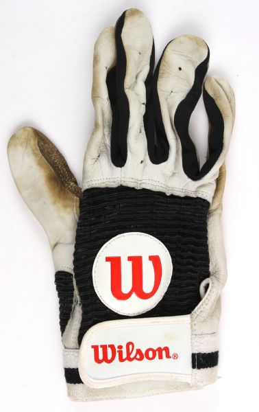 1990s Carlton Fisk Chicago White Sox Signed Game Worn Batting Glove (MEARS LOA/JSA)