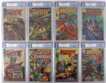 1966-79 Daredevil Slabbed Comic Book Collection - Lot of 12