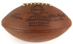 1961 (November 12) Paul Hornung Green Bay Packers Signed ONFL Rozelle Wrigley Field Game Used Touchdown Football (MEARS LOA/JSA)