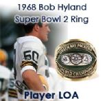 1968 Bob Hyland Green Bay Packers Supplemental Super Bowl II Ring "From His Personal Collection" LOA Hyland / MEARS