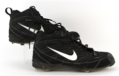  2003 Pedro Martinez Boston Red Sox Game Worn Nike Cleats (MEARS LOA)