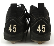  2003 Pedro Martinez Boston Red Sox Game Worn Nike Cleats (MEARS LOA)