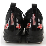 2001-06 Manny Ramirez Boston Red Sox Game Worn Reebok Cleats (MEARS LOA)