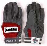 1990s Kirby Puckett Minnesota Twins Game Worn Batting Gloves (MEARS LOA)
