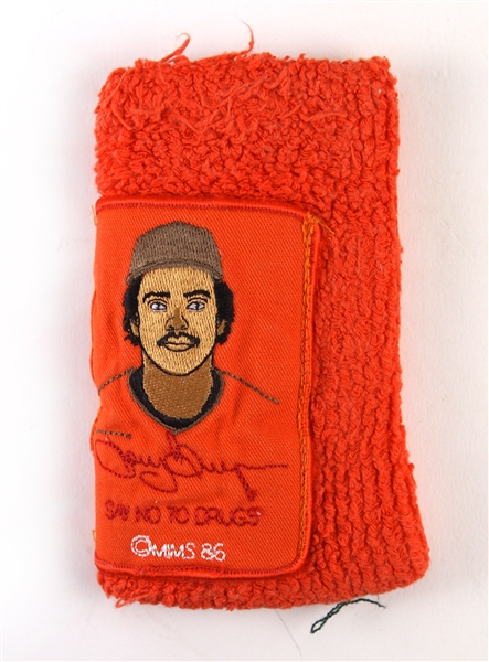1986 Tony Gwynn San Diego Padres Game Worn Say No To Drugs Wristband (MEARS LOA)