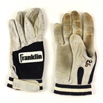 1980s Wade Boggs Boston Red Sox Game Worn Batting Gloves  (MEARS LOA)