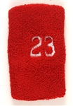 2001 Michael Jordan Summer Comeback Practice Worn Wristband (MEARS LOA)
