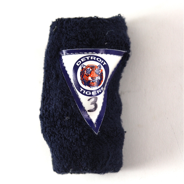 1991 Alan Trammell Detroit Tigers Game Worn Wristband (MEARS LOA)