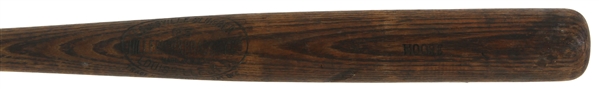 1922-24 Wilcy Moore (Attributed) H&B Louisville Slugger Professional Model Game Used Bat (MEARS LOA) Sidewritten "HM Thomas 10-1-24"