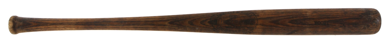 1922-24 Wilcy Moore (Attributed) H&B Louisville Slugger Professional Model Game Used Bat (MEARS LOA) Sidewritten HM Thomas 10-1-24