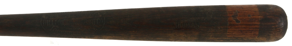 1921-22 Myles Thomas (Attributed) H&B Louisville Slugger Professional Model Game Used Bat (MEARS LOA)