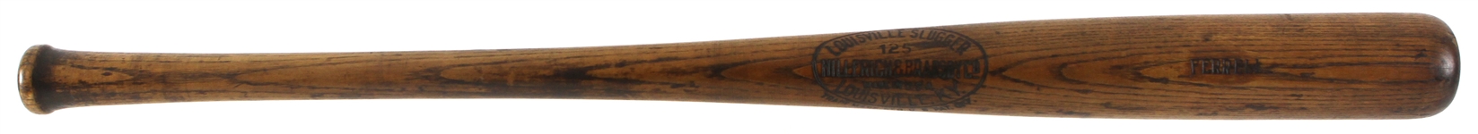 1927-31 Rick/Wes Ferrell (Attributed) H&B Louisville Slugger Professional Model Game Used Bat (MEARS LOA)