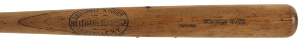 1911-16 Dugan H&B Louisville Slugger Professional Model Chester Club Game Used Bat (MEARS LOA)