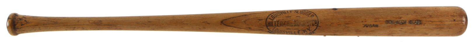 1911-16 Dugan H&B Louisville Slugger Professional Model Chester Club Game Used Bat (MEARS LOA)