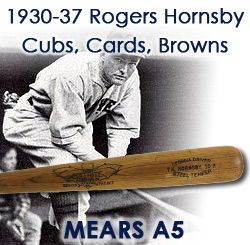 1930-37 circa Rogers Hornsby Hanna Batrite Professional Model Bat (MEARS A5)
