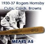 1930-37 circa Rogers Hornsby Hanna Batrite Professional Model Bat (MEARS A5)