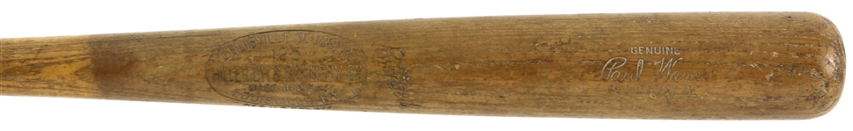 1950-60 Paul Waner H&B Louisville Slugger Professional Model Post Career Bat (MEARS LOA)