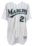 2003 Josh Beckett Florida Marlins Game Worn Home Jersey (MEARS LOA)