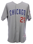 2002 Billy Williams Chicago Cubs Signed Game Worn Road Jersey (MEARS A10 & PSA/DNA)
